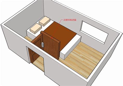 房間門對床化解